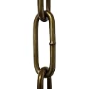 RCH Hardware CH-S59-04-AB-10 Steel Chandelier Chain, Antique Brass (10 Feet)