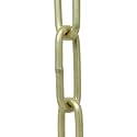 RCH Hardware CH-S59-04-SB-10 Steel Chandelier Chain, Satin Brass (10 Feet)