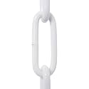 RCH Hardware CH-S59-04-WHT-10 Steel Chandelier Chain, White (10 Feet)