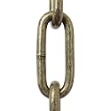 RCH Hardware CH-S59-06-AB-10 Steel Chandelier Chain, Antique Brass (10 Feet)