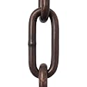 RCH Hardware CH-S59-06-AC-10 Steel Chandelier Chain, Antique Copper (10 Feet)