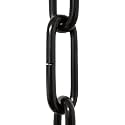 RCH Hardware CH-S59-395-BLK-10 Steel Fixture Chain, Black (10FT)