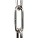 RCH Hardware CH-S59-395-PN-10 Steel Chandelier Chain, Polished Nickel (10 Feet)