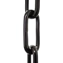 RCH Hardware CH-S59-496-BLK-3 Steel Fixture Chain, Black (3FT)