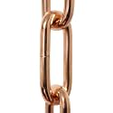 RCH Hardware CH-S59-496-CO-10 Steel Fixture Chain, Copper (10FT)