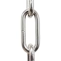 RCH Hardware CH-S59-496-PN-3 Steel Chandelier Chain, Polished Nickel (3 Feet)