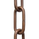 RCH Hardware CH-ST59-U58-AC-10 Steel Chandelier Chain, Antique Copper (10 Feet)