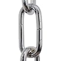 RCH Hardware CH-ST59-U58-PC-3 Steel Chandelier Chain, Polished Chrome (3 Feet)