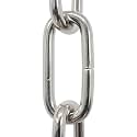 RCH Hardware CH-ST59-U58-PN-10 Steel Chandelier Chain, Polished Nickel (10 Feet)