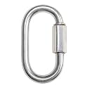 RCH Hardware QL-BR01-35 Brass Quicklink, 8 Gauge, Polished Chrome (2 Pack)