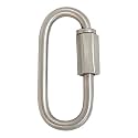 RCH Hardware QL-BR01-50 Brass Quicklink, 7 Gauge, Brushed Nickel (2 Pack)