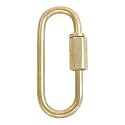 RCH Hardware QL-BR01-55 Brass Quicklink, 8 Gauge, Acid Dipped (2 Pack)