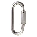 RCH Hardware QL-BR01-60 Brass Quicklink, 3 Gauge, Brushed Nickel (2 Pack)