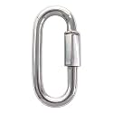 RCH Hardware QL-BR01-60 Brass Quicklink, 3 Gauge, Polished Chrome (2 Pack)