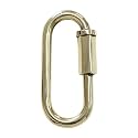 RCH Hardware QL-BR01-47 Brass Quicklink, 8 Gauge, Polished Brass (2 Pack)