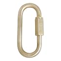 RCH Hardware QL-BR01-88 Brass Quicklink, 1 Gauge, Brushed Brass (2 Pack)
