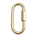 RCH Hardware QL-BR01-88 Brass Quicklink, 1 Gauge, Acid Dipped (2 Pack)