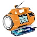 Solar Hand Crank Emergency Radio, NOAA Weather Radio FM/AM/SW