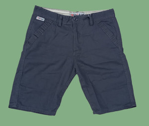 RCS Solid Men Grey Chino Shorts