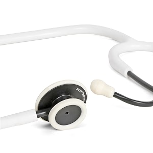 rcsp acoustic stethoscope for doctors and medical students  light weight aluminium chest piece with flexible jointless tube amp soft sealing ear knobs micro super