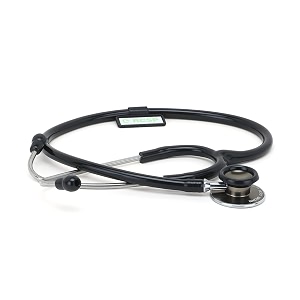 rcsp acoustic stethoscope for doctors and medical students  light weight aluminium chest piece with flexible jointless tube amp soft sealing ear knobs micro brown