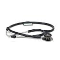RCSP Acoustic Stethoscope for doctors and Medical students | light weight Aluminium Chest Piece with Flexible Jointless Tube &amp; Soft Sealing Ear Knobs (MICRO BROWN)