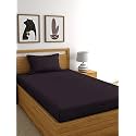 RD TREND Single Bedsheet with Pillow Cover | 210 TC Poly Cotton | 72x48x8