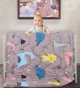 RD11 Printed Single Crib Baby Blanket for