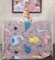RD11 Printed Single Crib Baby Blanket for