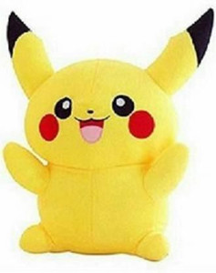 rda business collection pikachu soft teddy - 30 cm yellow  - 30 cm