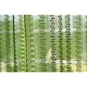 RDK Polyester Sheer-Net Fancy Sheer Sparkling Long Door Curtain (Green, 9 feet)- 2pcs