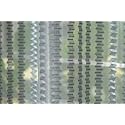RDK Polyester Sheer-Net Fancy Sheer Sparkling Window Curtain (Grey, 5 feet)- 2pcs