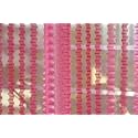 RDK Polyester Sheer-Net Fancy Sheer Sparkling Window Curtain (Pink, 5 feet)- 2pcs