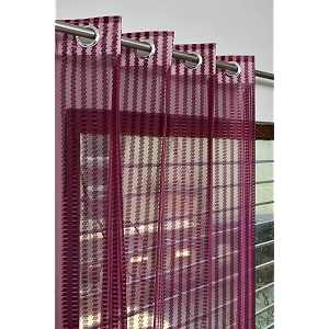 rdk premium fancy sparkling beautiful sheer striped string hanging color polyester tissue net pattern eyelet curtain wine door-7 feet-1 pcs