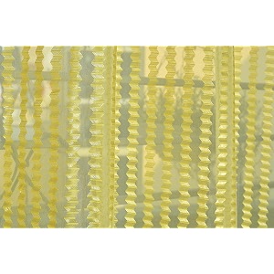 rdk premium fancy sparkling beautiful sheer striped string hanging color polyester tissue net pattern eyelet curtain yellow door-8 feet-1 pcs