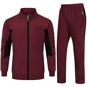 Rdruko Mens Athletic Casual Tracksuit 2 Piece
