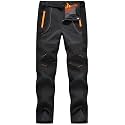 Rdruko Men's Snow Ski Pants Waterproof Insulated Winter Pants with Belt