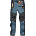 Rdruko Men's Snow Ski Pants Waterproof Insulated Winter Pants with Belt