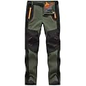 Rdruko Men's Snow Ski Pants Waterproof Insulated Winter Pants with Belt