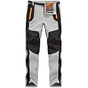 Rdruko Men's Snow Ski Pants Waterproof Insulated Winter Pants with Belt