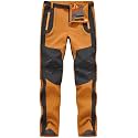 Rdruko Men's Snow Ski Pants Waterproof Insulated Winter Pants with Belt