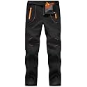 Rdruko Men's Snow Ski Pants Waterproof Insulated Winter Pants with Belt