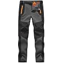 Rdruko Men's Snow Ski Pants Waterproof Insulated Winter Pants with Belt