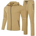 Rdruko Men's Track Sweat Suits 2 Piece Set Sweatsuits Tracksuits with Hood