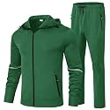 Rdruko Men's Track Sweat Suits 2 Piece Set Sweatsuits Tracksuits with Hood
