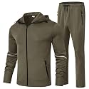 Rdruko Men's Track Sweat Suits 2 Piece Set Sweatsuits Tracksuits with Hood