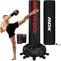 RDX XXL 330LBS Freestanding Punching Bag with Cover & Gloves – 72” Adult Heavy Pedestal Punch Bag Set - 17 Suction Cup 8 Extended Legs Stand Base - Kick Boxing MMA Home Gym Fitness