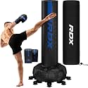 RDX XXL 330LBS Freestanding Punching Bag with Cover & Gloves – 72” Adult Heavy Pedestal Punch Bag Set - 17 Suction Cup 8 Extended Legs Stand Base - Kick Boxing MMA Home Gym Fitness