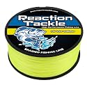 Reaction Tackle Braided Fishing Line, Pro Grade Braid, Fresh and Saltwater