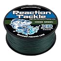 Reaction Tackle Braided Fishing Line, Pro Grade Braid, Fresh and Saltwater